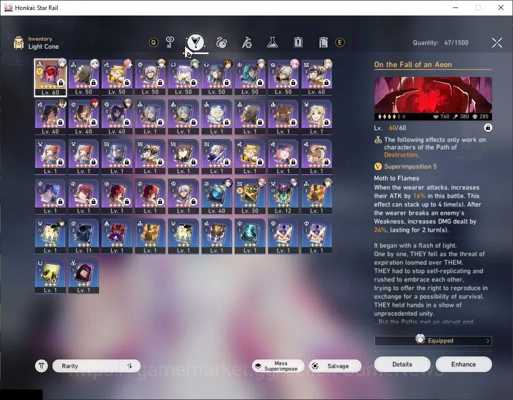 Honkai Star Rail Accounts ASIA |TL 41|3 Limited| Cyrene, Phainon, Huohuo |Pe image 5