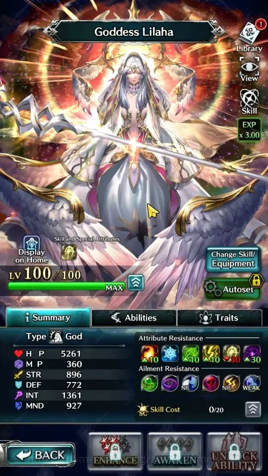 Last Cloudia Accounts Endgame GLOBAL | Rank 9 | Top Tier Unit [Demon Lord Judecca-Samekh,Goddess Lilaha] | 1 UR & 6 SSR Ark 3