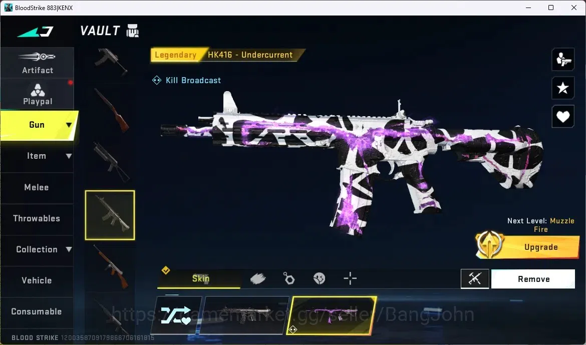Blood Strike Accounts ASIA | 1 ULTRA MELEE: Lightblade - Dark Force | 1  image 3