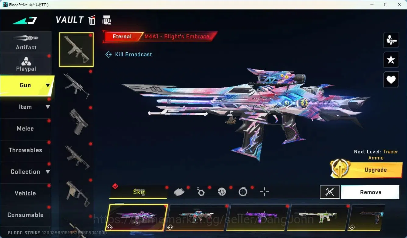 Blood Strike Accounts ASIA | Eternal M4A1-BE |  Collab SCAR-EVA-08 |  Li image 2