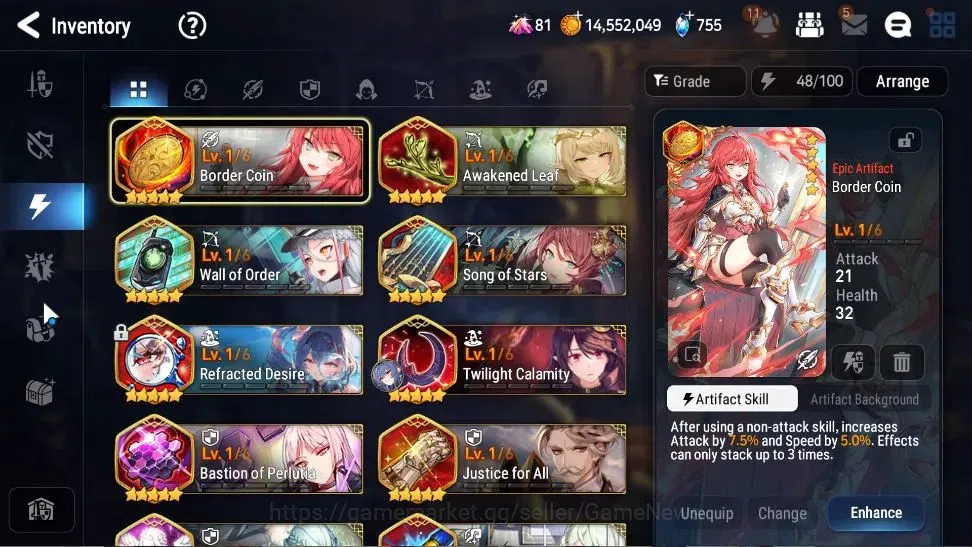 Epic Seven Accounts Limited Hero Global Unverif|3 ML(Belian,Apocalypse Ravi, Lionheart Cermia)+Ab 19