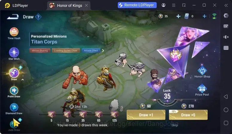 Honor of Kings Accounts Global Hero112 Skin104 |Legend Yao|Lny DaQiao|Limi image 12