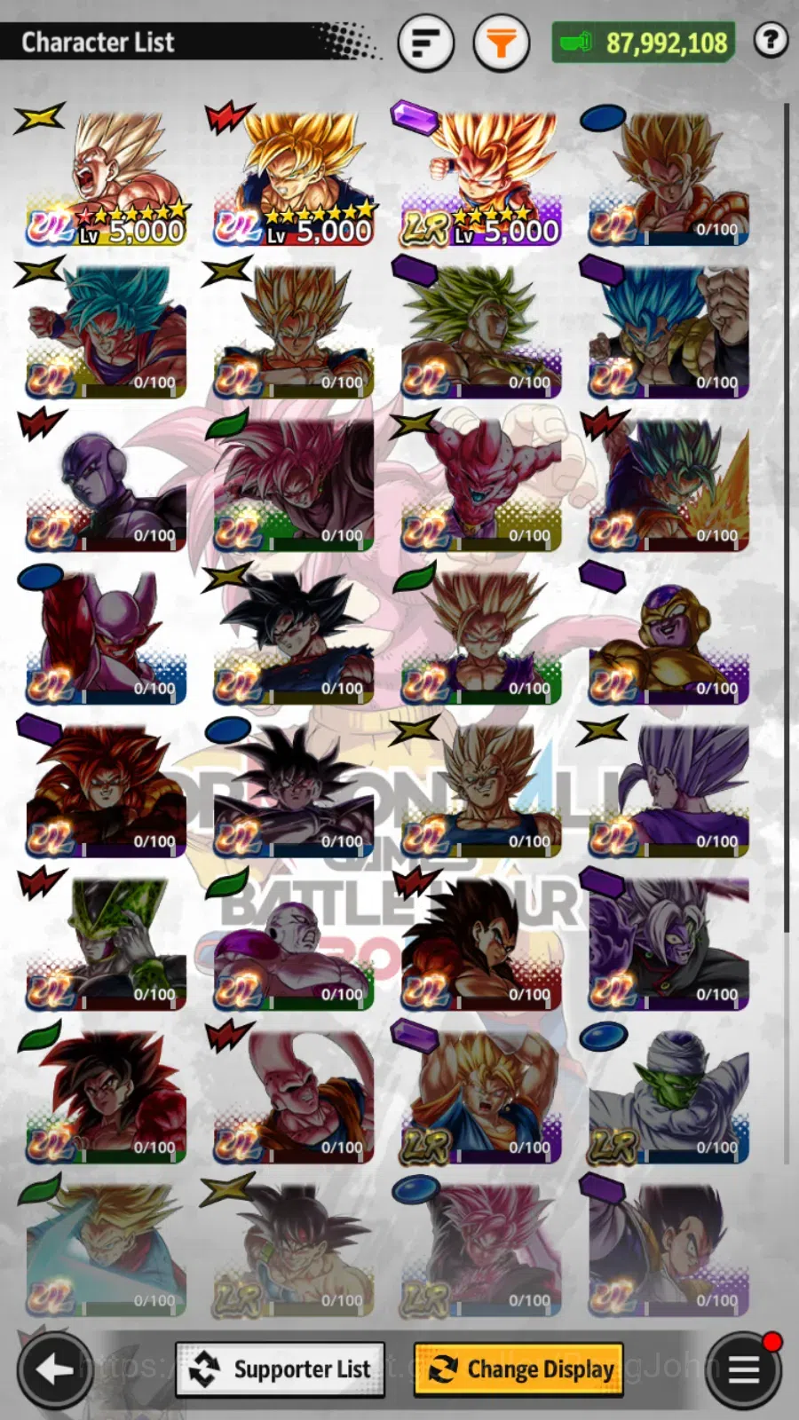 Dragon Ball Legends Accounts Lvl 166|87M Total Power|1 LR|2 UL|SS3 Goku (mini), image 2