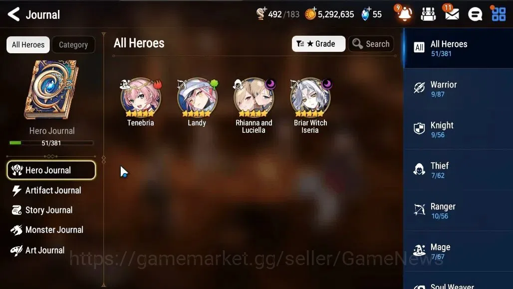 Epic Seven Accounts GLOBAL Unverif|NewEra|2 ML (Rhinna&Luciella,Dark C image 5