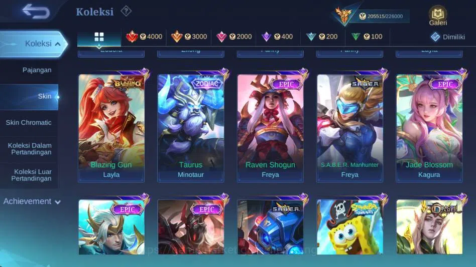 Mobile Legends: Bang Bang Accounts Global,Skin 578,Hero 132,Legnd(miya,saber,aluc,fre image 11