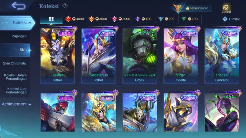 Mobile Legends: Bang Bang Accounts Global,Skin 578,Hero 132,Legnd(miya,saber,aluc,fre image 13