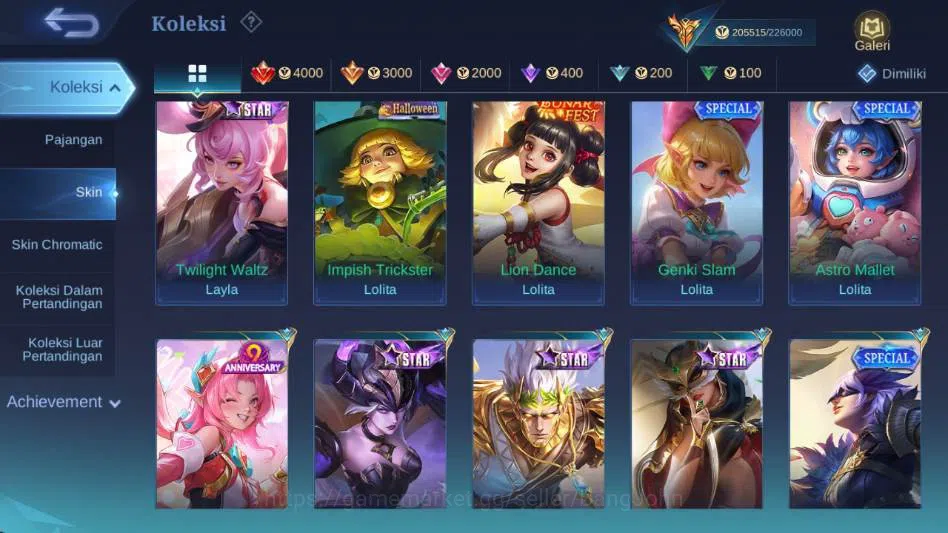 Mobile Legends: Bang Bang Accounts Global,Skin 578,Hero 132,Legnd(miya,saber,aluc,fre image 20
