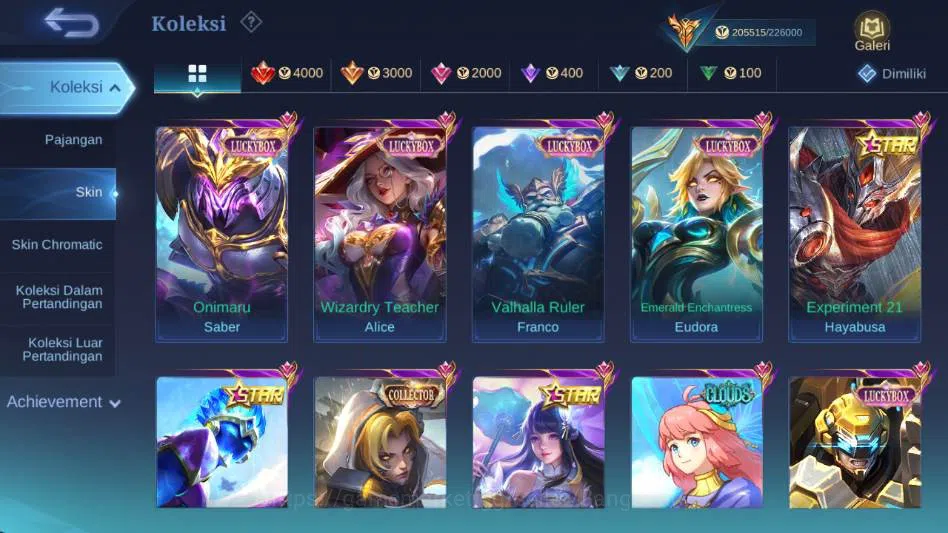 Mobile Legends: Bang Bang Accounts Global,Skin 578,Hero 132,Legnd(miya,saber,aluc,fre image 7