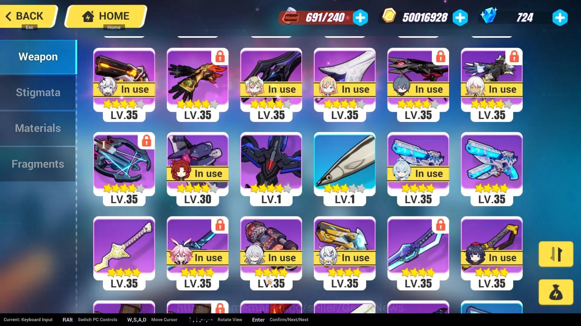 Honkai Impact 3rd Accounts SEA Lv88| Elysia Hi Love Elf, Ba-Dum,Vita,Theresa, image 11
