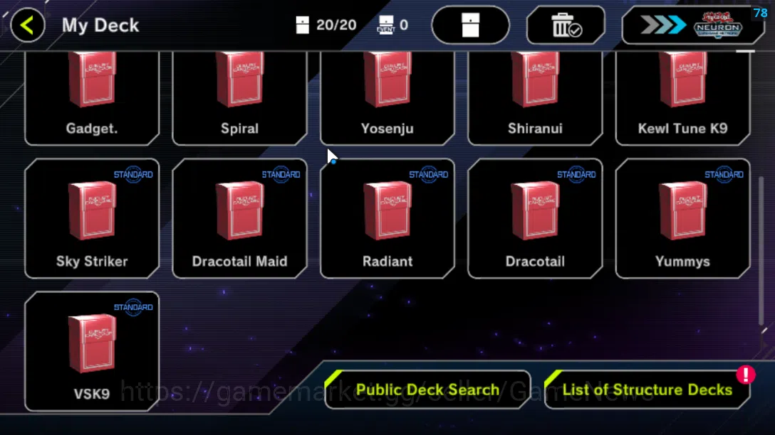 Yu-Gi-Oh! Master Duel Accounts Lv 18|20 Deck|VSK9,Yummys,Sky Striker,KEWLK9,Time image 3