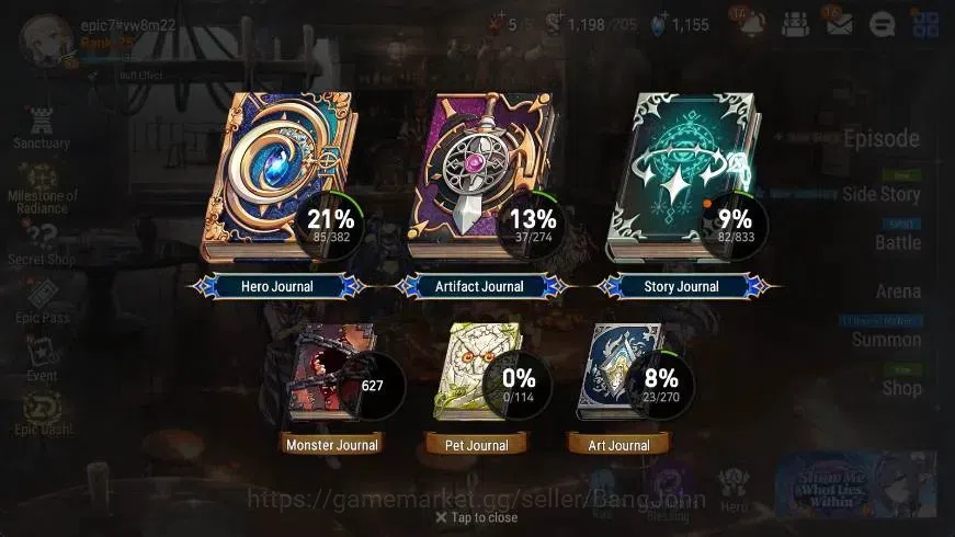 Epic Seven Accounts Global | Starter|4 ML(FLidica,LWPeira,Salome,RViol image 3