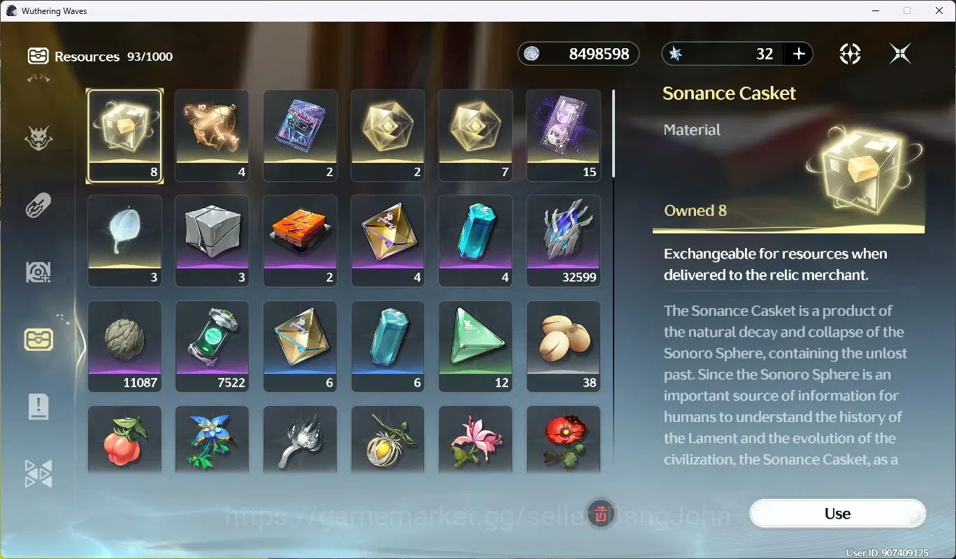 Wuthering Waves Accounts SEA|UL 51|Rank 6|4 Char Limited [Hiyuki,Lynae,Chis image 15