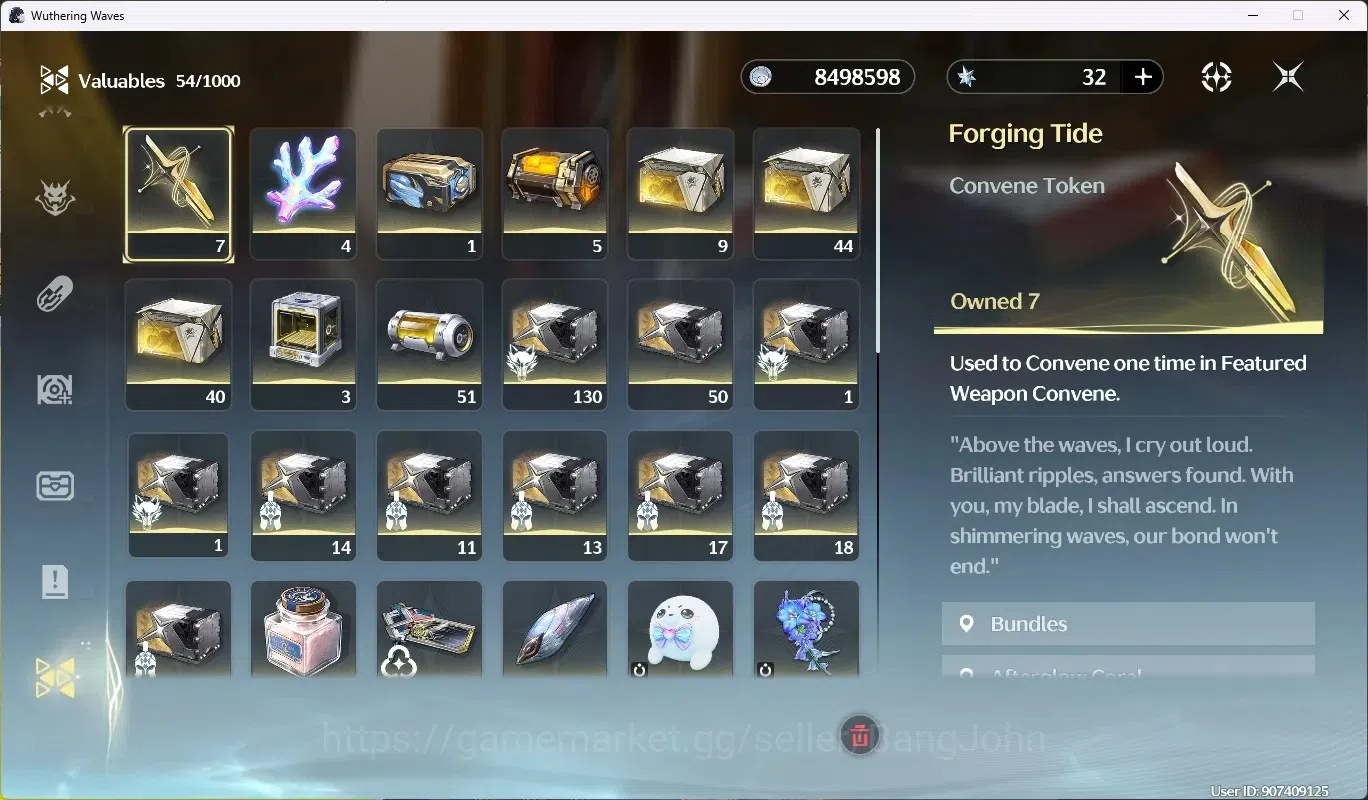 Wuthering Waves Accounts SEA|UL 51|Rank 6|4 Char Limited [Hiyuki,Lynae,Chis image 17