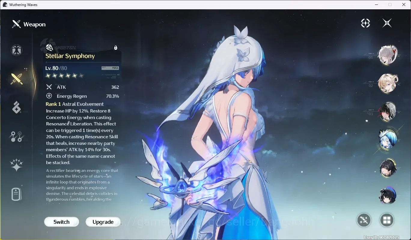 Wuthering Waves Accounts SEA|UL 51|Rank 6|4 Char Limited [Hiyuki,Lynae,Chis image 7