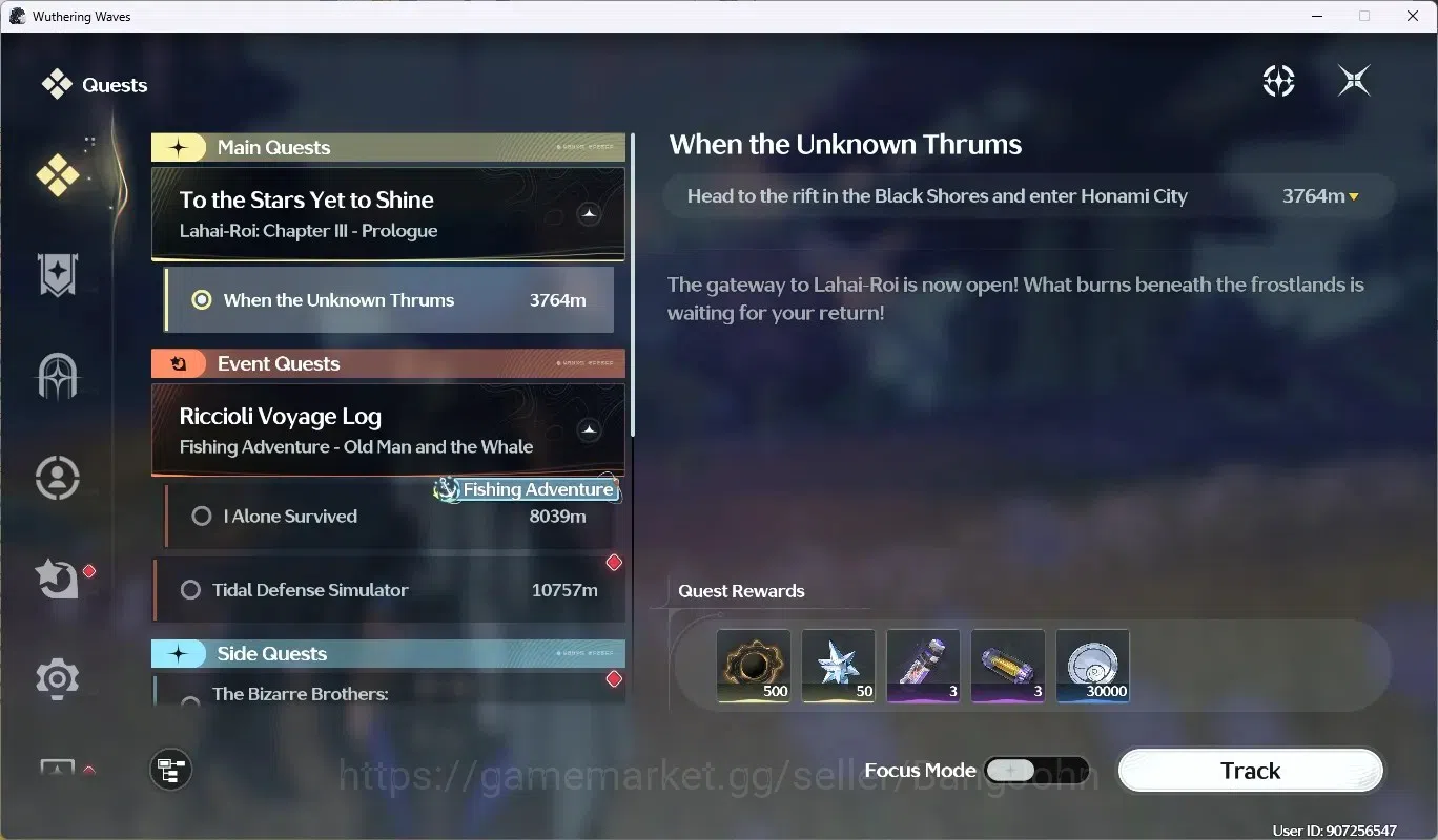 Wuthering Waves Accounts SEA|UL 46 | Rank 5 |3 Char Limited [LynaeRC6+Sign] image 11