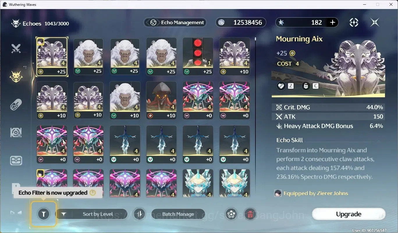 Wuthering Waves Accounts SEA|UL 46 | Rank 5 |3 Char Limited [LynaeRC6+Sign] image 5