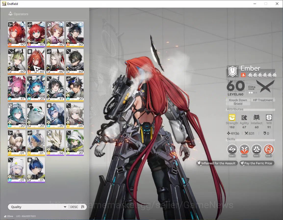 Arknights: Endfield Accounts Asia|Lv53|7SSR[(Ardelia,Leavatain,Progranichnik])+ image 5