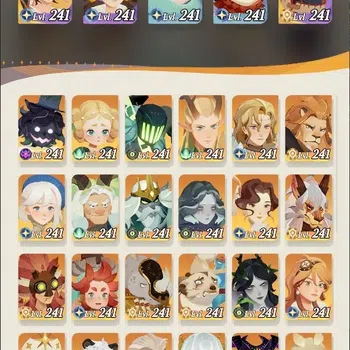 AFK Journey Accounts Global|Ready Gacha|159K DM|95 SC,121 Rate Up,214 Epic,1K Invite Letter|Collab Dunmeshi|30 S Char +9