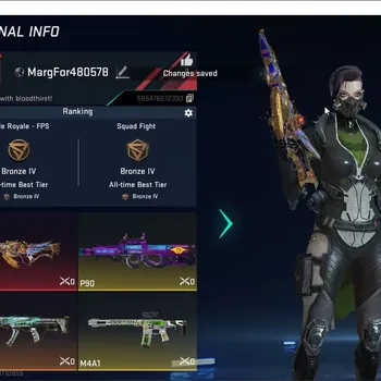 Blood Strike Accounts Others ASIA|1 ETERNAL: INP-9 Golden Elegy | 1 ULTRA Striker: ETHAN-Raid Mask | 1 ULTRA Gun | 2