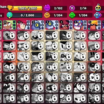 Brawl Stars Accounts 1005 Trophy|14 Brawlers 2 Max Lvl [Poco,Shelly]|12 Skins|1 Myth Skins [Pop Penny] 4 Epic|3,7K Bling 2K