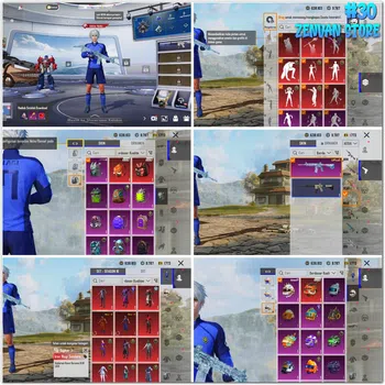PUBG Mobile Accounts 🔥 #30 PUBG MOBILE 🌍 GLOBAL 💎 GLACIER M416 Lv.6 👑 MYTHIC Collector Title ⚔️ 407 Cosmetics ⭐ 192