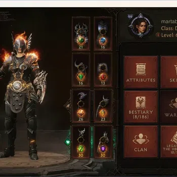 Diablo Immortal Accounts High-End NA-Chain Of Honor | 60 (1327) Druid-Maledictor | CR 54953 | Reso 765 | Inferno VII