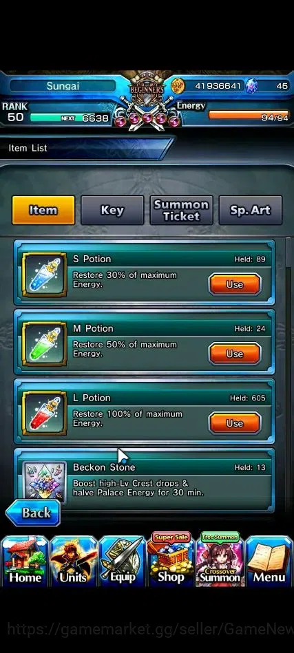 Grand Summoners Accounts End-Game Global|Rank 50|21 Ascend+9 TW|[Fen,Shizu,Fern,Shuna,Etc]+TW,Sayaka,S 2