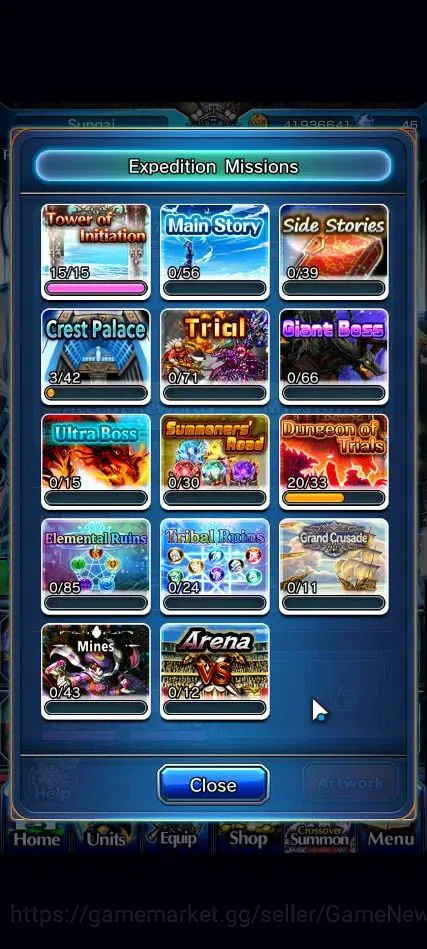 Grand Summoners Accounts End-Game Global|Rank 50|21 Ascend+9 TW|[Fen,Shizu,Fern,Shuna,Etc]+TW,Sayaka,S 9