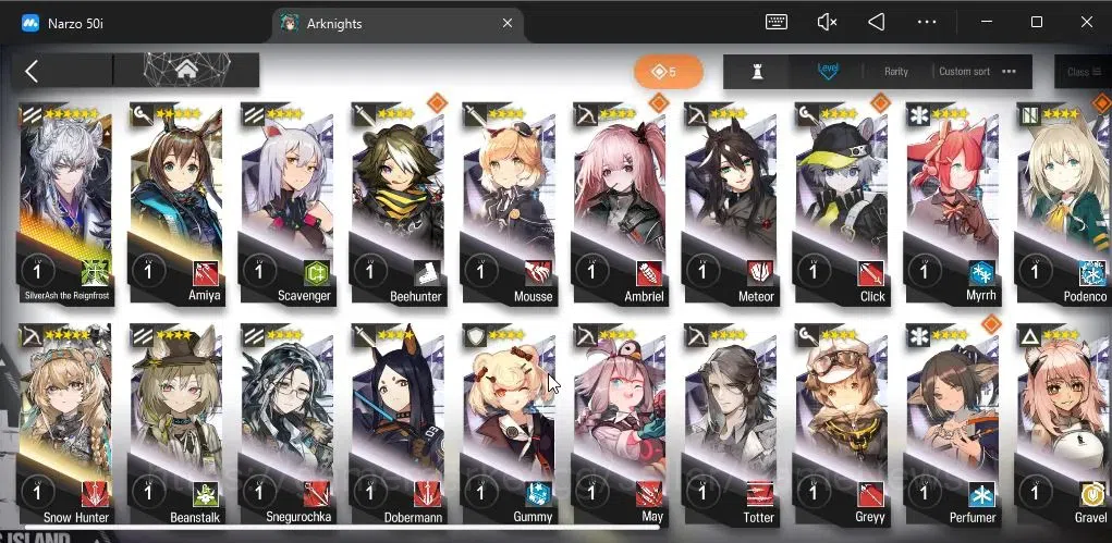 Arknights Accounts Lv 1 | Fresh Starter | 1 Limited | SilverAsh the R image 4