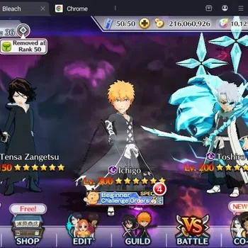 Bleach: Brave Souls Accounts Starter Global |98K BP+10K Orb|Fresh Story|Ichigo TYBW25,Toshiro,Zangetsu Spd,Genryusai