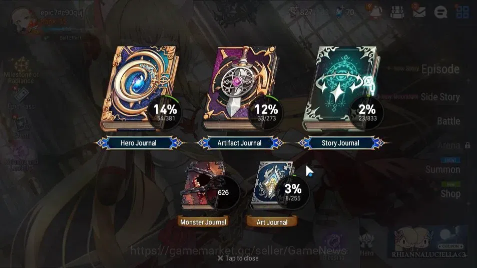 Epic Seven Accounts GLOBAL Unverif|New Era|2 ML(Boss Arunka,Navy Capt image 3