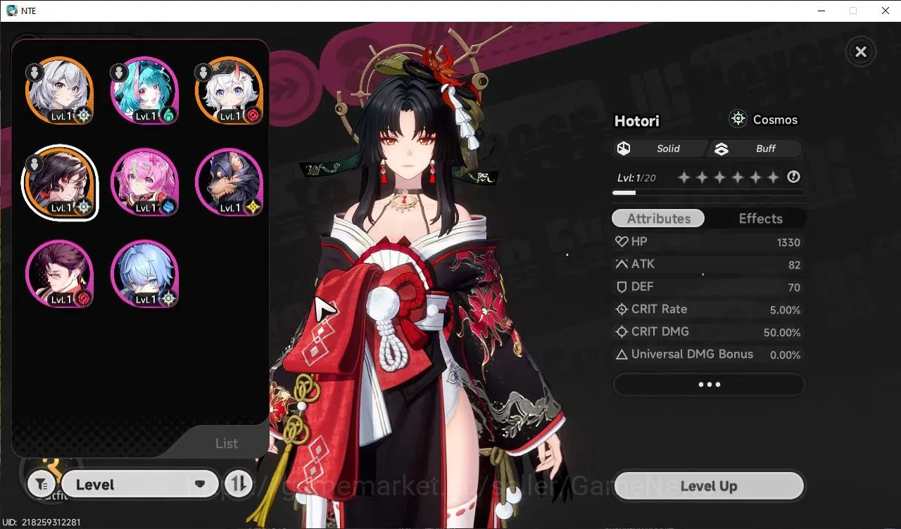 Neverness to Everness Accounts GLOBAL America|HL 5|2 SSR Hotori, (Sakiri+Sign) +1 image 2