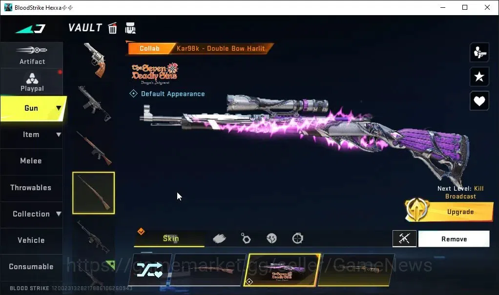 Blood Strike Accounts ASIA|2 ETERNAL[Uzi Lv3,SCAR]|15 ULTRA[ETHAN,ZERO,M image 12
