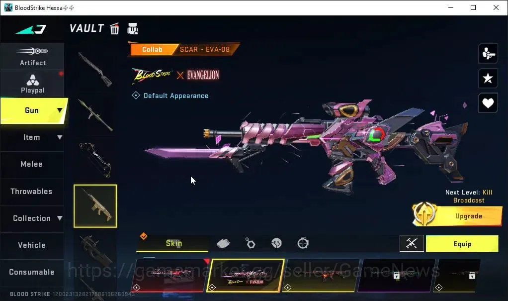 Blood Strike Accounts ASIA|2 ETERNAL[Uzi Lv3,SCAR]|15 ULTRA[ETHAN,ZERO,M image 15