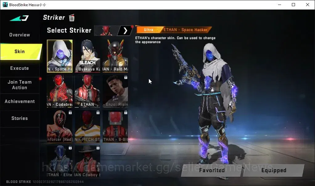 Blood Strike Accounts ASIA|2 ETERNAL[Uzi Lv3,SCAR]|15 ULTRA[ETHAN,ZERO,M image 18