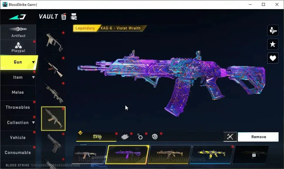 Blood Strike Accounts ASIA|6 ULTRA[BLAST,KAINDA,M4A1,Origin-12,UMP45,AK4 image 16
