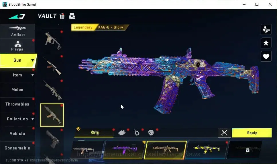 Blood Strike Accounts ASIA|6 ULTRA[BLAST,KAINDA,M4A1,Origin-12,UMP45,AK4 image 17