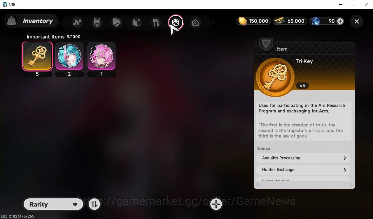 Neverness to Everness Accounts GLOBAL NA |HL 3| 2 SSR Limited Nanally & Baicang | image 8