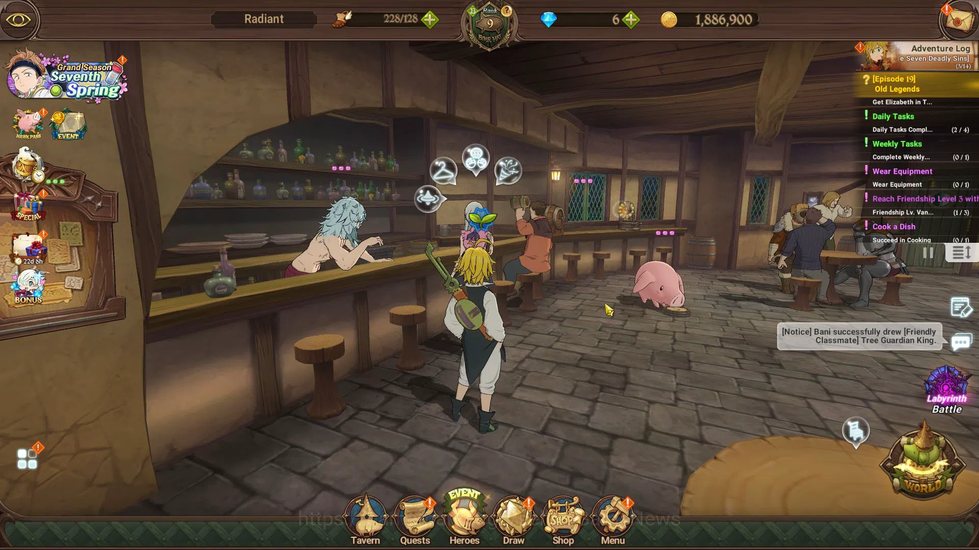 The Seven Deadly Sins: Grand Cross Accounts Global |716K CC|Starter Ch 2|3 UR | WK Gowther,Cha image 3