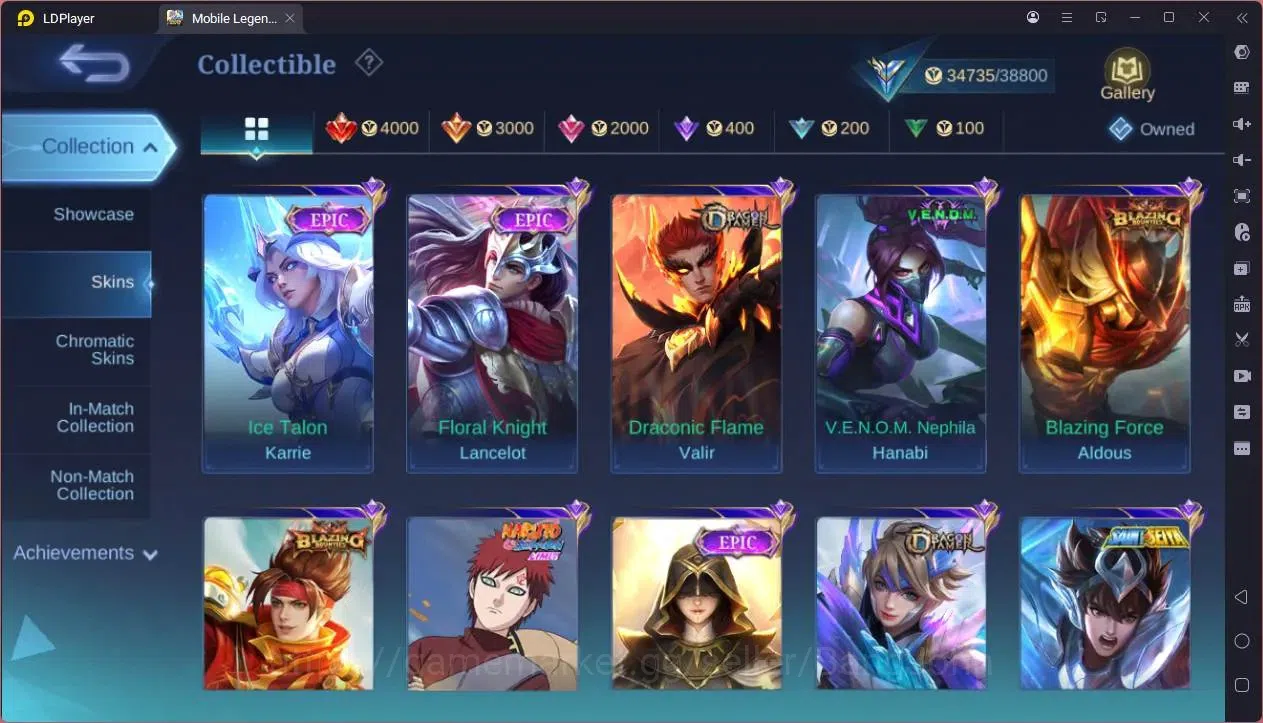 Mobile Legends: Bang Bang Accounts GLOBAL Hero 91 Skin 152|Prime Granger|Meowkin hunt image 7