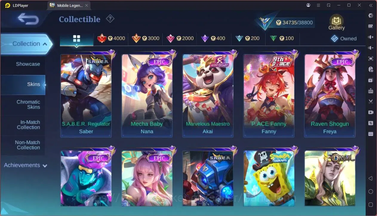 Mobile Legends: Bang Bang Accounts GLOBAL Hero 91 Skin 152|Prime Granger|Meowkin hunt image 9