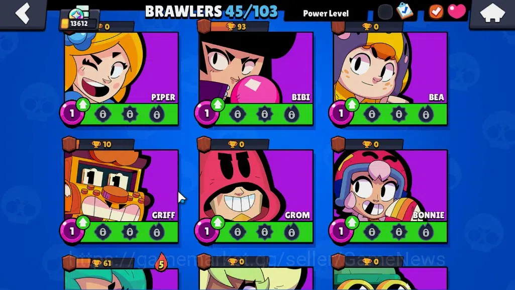 Brawl Stars Accounts 13612 Trophy|45 Brawlers 7 Max|Edgar Full Buffies| image 12