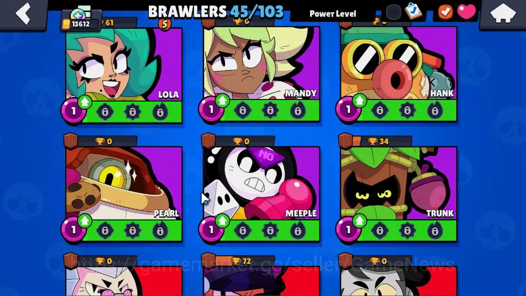 Brawl Stars Accounts 13612 Trophy|45 Brawlers 7 Max|Edgar Full Buffies| image 13