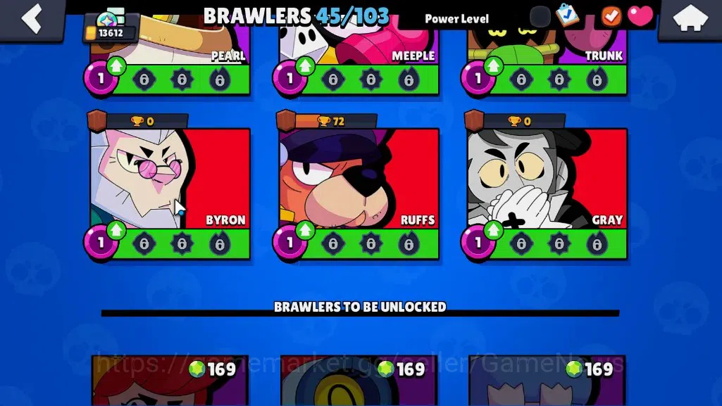 Brawl Stars Accounts 13612 Trophy|45 Brawlers 7 Max|Edgar Full Buffies| image 14