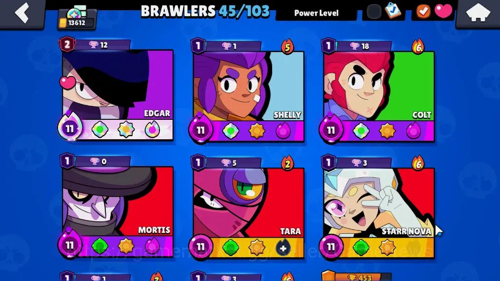 Brawl Stars Accounts 13612 Trophy|45 Brawlers 7 Max|Edgar Full Buffies| image 7