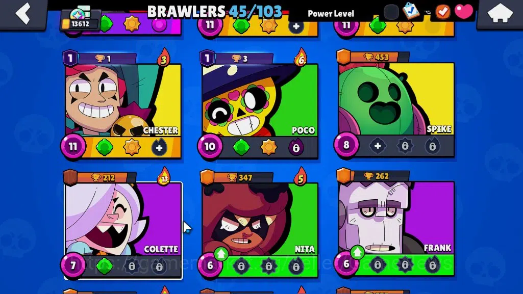 Brawl Stars Accounts 13612 Trophy|45 Brawlers 7 Max|Edgar Full Buffies| image 8