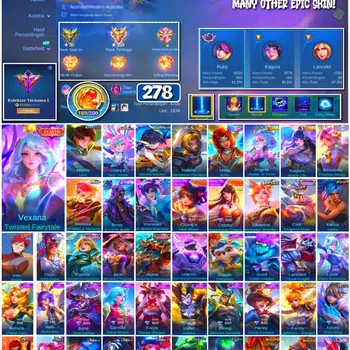 Mobile Legends: Bang Bang Collector #3586 278 Skins | Collector Natalia | Zenith Vexan image 1
