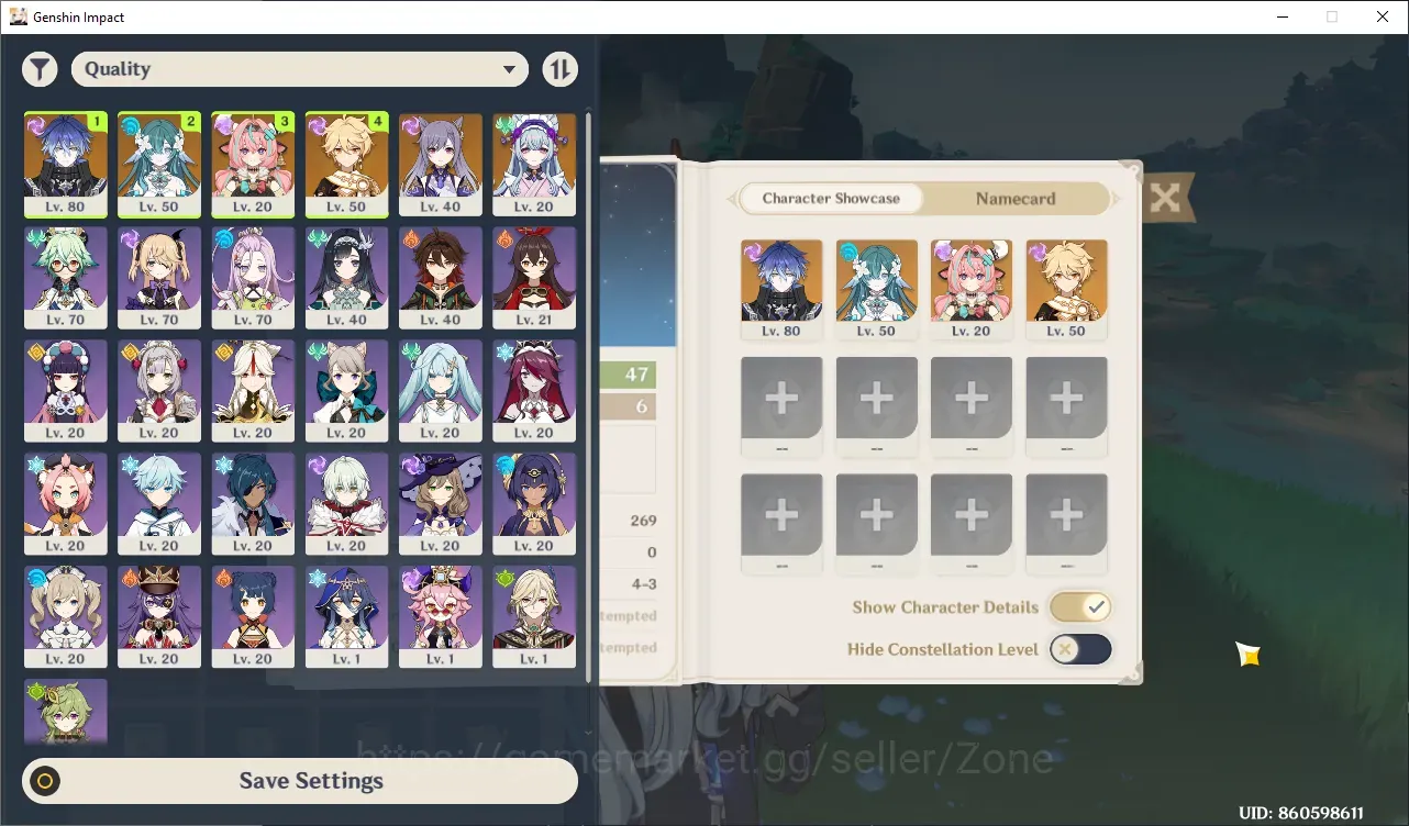 Genshin Impact Accounts Reroll ASIA|AR 47|3 Limits+Sign Vodya(Flins,Varesa)|5(*5 Wpn)|DtailCheckSSTakeMail(GI1849Z) 1