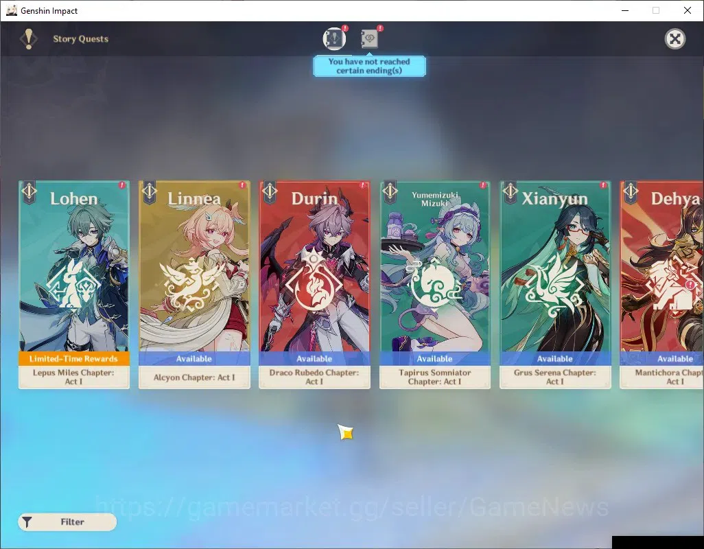 Genshin Impact Accounts ASIA|AR 55|4 Limited + 4 (*5 Weapon)|Varka+Signatu image 17