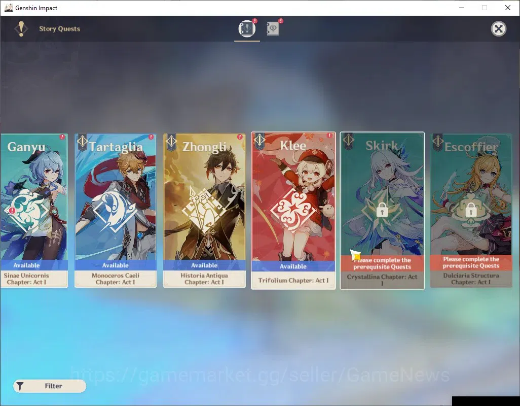 Genshin Impact Accounts ASIA|AR 55|4 Limited + 4 (*5 Weapon)|Varka+Signatu image 18